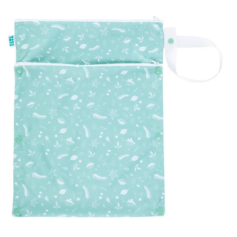 Totsbots Doppel-Nasstasche (M) - Forest Floor von TotsBots