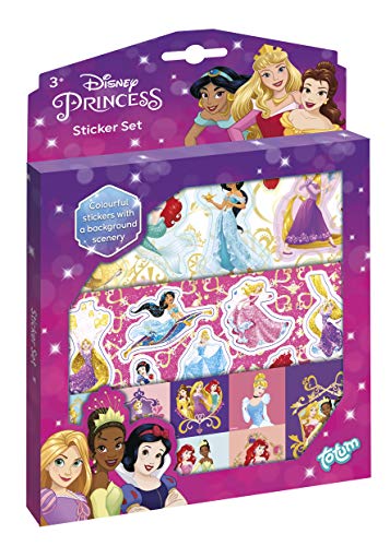 TM Essentials 044142 Disney Princess Set mit über 50 Stickern, bunt von Totum