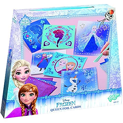 Totum 680432 Disney Frozen Glitzerfolie Karten, Multi-Color Totum 680432 Disney Frozen Glitzerfolie Karten, Multi-Color von Totum