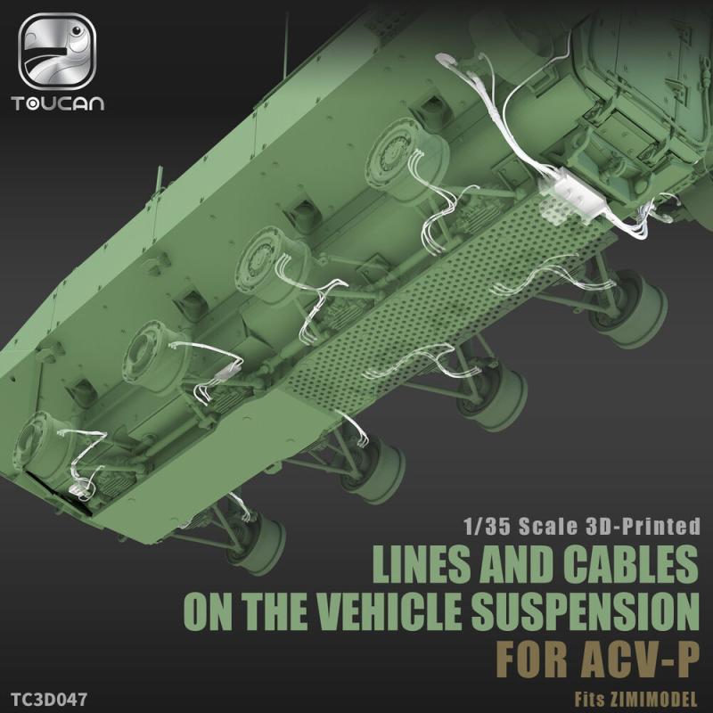 Hydraulic Lines & Cables for ACV-P Hydraulic Lines & Cables for ACV-P von Toucan Model