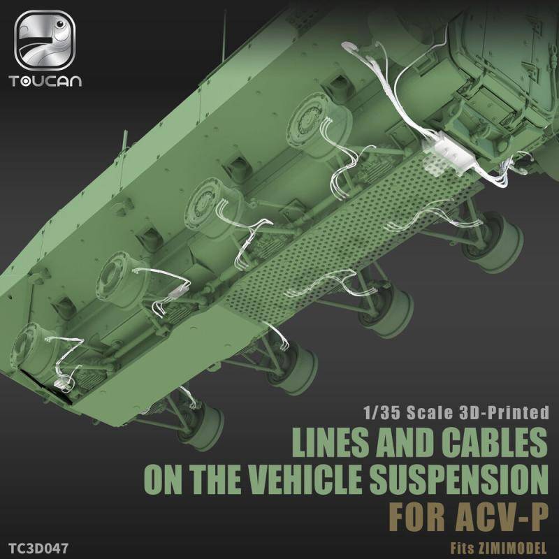 Hydraulic Lines & Cables for ACV-P Hydraulic Lines & Cables for ACV-P von Toucan Model