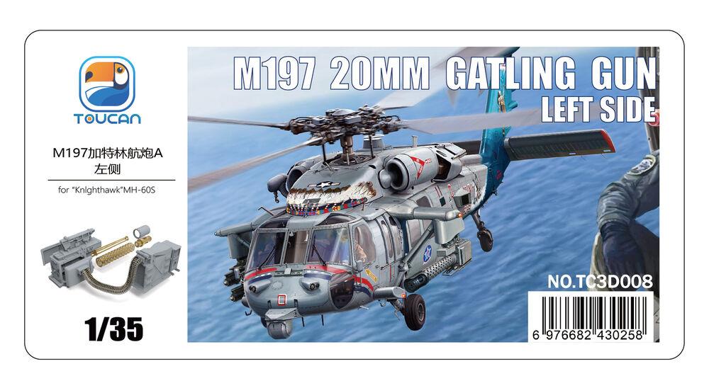 M197 20mm Gatling Gun - Left Side M197 20mm Gatling Gun - Left Side von Toucan Model