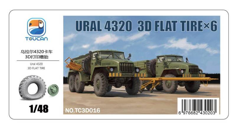 URAL 4320 - Flat Tirex4 URAL 4320 - Flat Tirex4 von Toucan Model