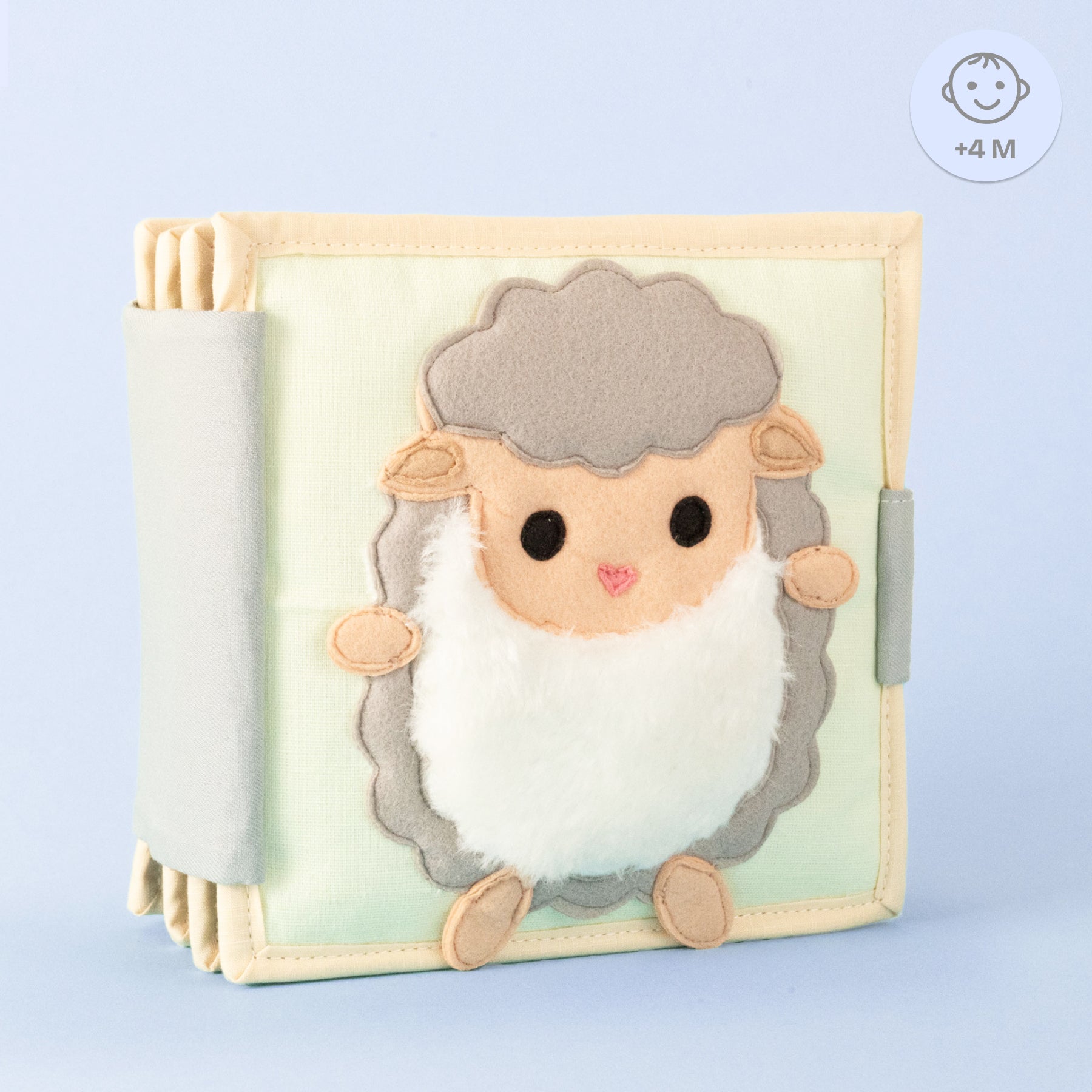Happy Sheep - 6 Seiten Mini Quiet Book Happy Sheep - 6 Seiten Mini Quiet Book von Touch of India