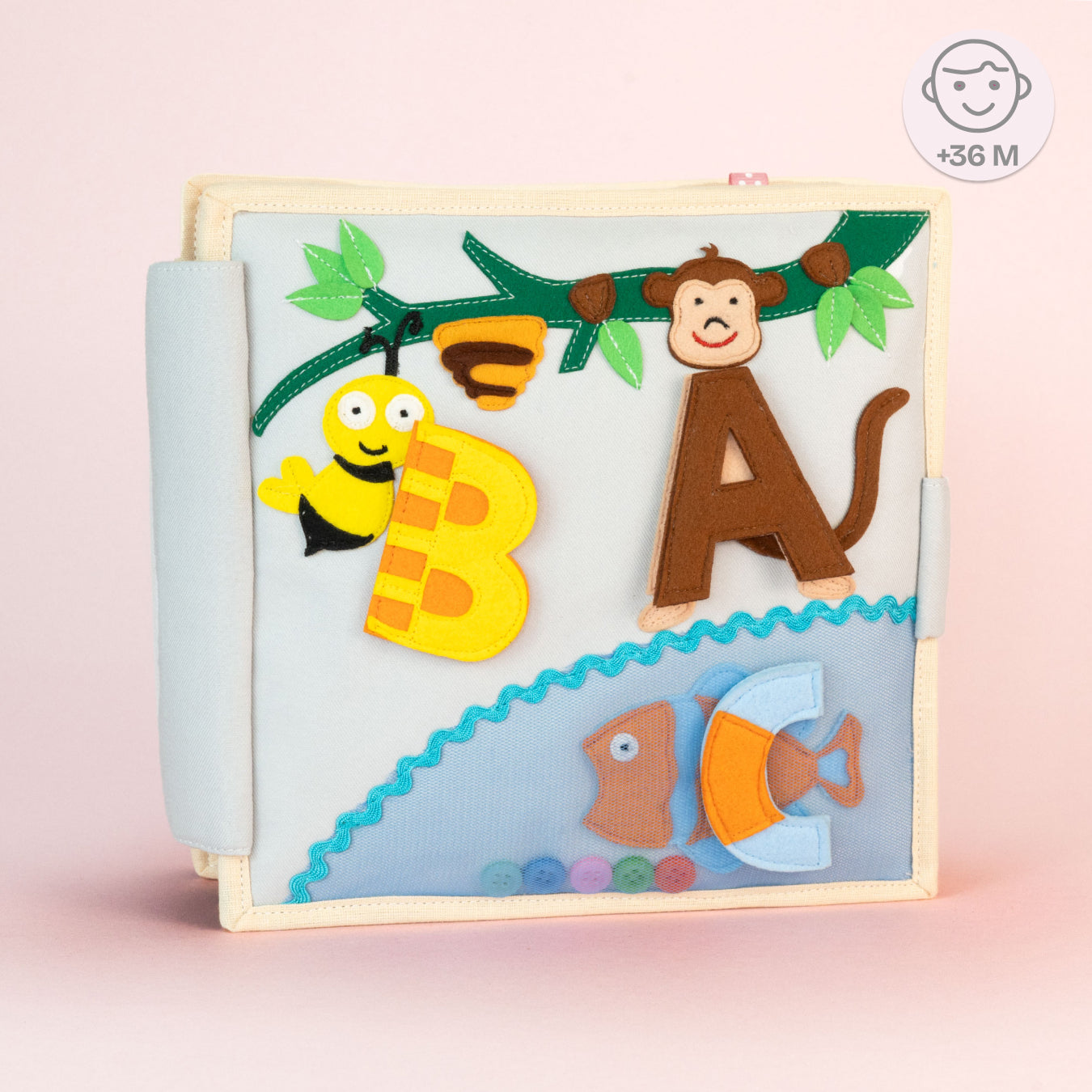 Mein erstes ABC- 8 Seiten Quiet Book Mein erstes ABC- 8 Seiten Quiet Book von Touch of India