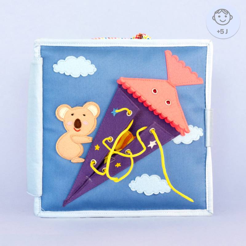 Mein erster Schultag - 6 Seiten Quiet Book von Touch of India