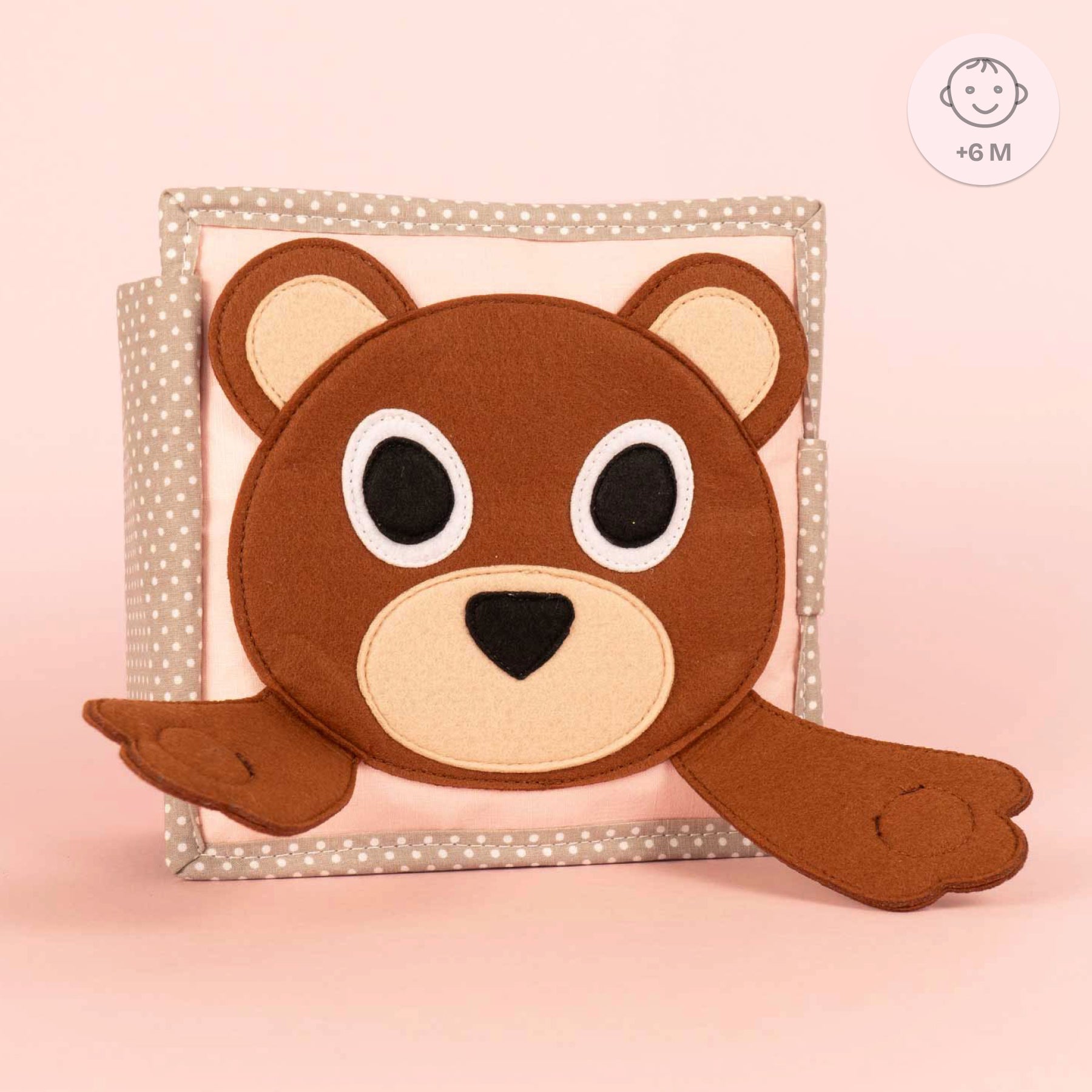 Peek-a-Boo – 6 Seiten Mini Quiet Book Peek-a-Boo – 6 Seiten Mini Quiet Book von Touch of India