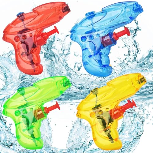 Wasserpistole Klein,Wasserspritzpistolen,Spritzpistole,4 Stück Wasserpistole Spielzeug Set,Spritzpistole Wasser,Water Blaster Spielzeug,Mini Wasserpistolen,Sommer Spielzeug Garten Pool für Kinder Wasserpistole Klein,Wasserspritzpistolen,Spritzpistole,4 Stück Wasserpistole Spielzeug Set,Spritzpistole Wasser,Water Blaster Spielzeug,Mini Wasserpistolen,Sommer Spielzeug Garten Pool für Kinder von Toulifly