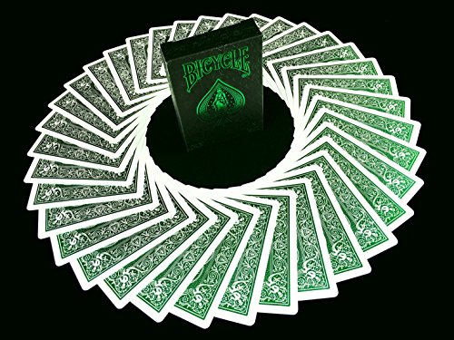 Foil Back - Jeu de Cartes Bicycle Emerald Gold, Emeraude Foil Back - Jeu de Cartes Bicycle Emerald Gold, Emeraude von Tour de magie