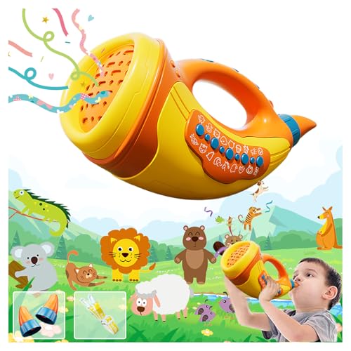 Tierrufer-Spielzeug für Kinder, 2 Modi, 30 echte Tiergeräusch-Effekte, lustige 3 Stufen der Lichthelligkeit, Herausforderung, lautes und lautes Spielzeug, ärgerliches Spielzeug, Jagdspielzeug für von TourKing