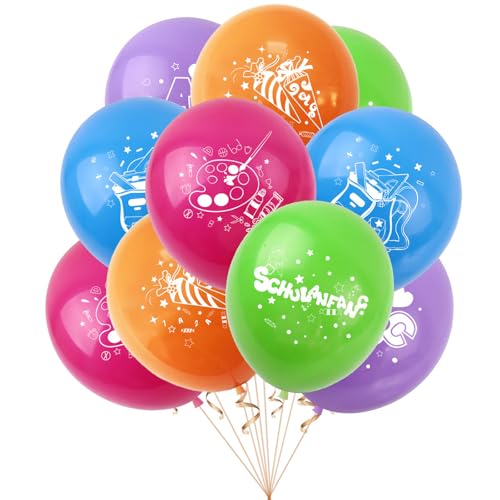 Tourima 10 Stück 12 Zoll Deko Einschulung Luftballon, Schulkind Deko Einschulung Mädchen Junge 2025, Luftballons Einschulung Schulanfang Deko Endlich Schulkind, für Schuleinführung Kinder Tourima 10 Stück 12 Zoll Deko Einschulung Luftballon, Schulkind Deko Einschulung Mädchen Junge 2025, Luftballons Einschulung Schulanfang Deko Endlich Schulkind, für Schuleinführung Kinder von Tourima