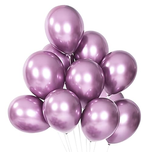 Tourima 20 Stück 10 Zoll Metall Luftballons Lila Set, für Luftballons Geburtstag Deko Mädchen Hochzeit Verlobung Babyparty Dekoration Jugendweihe, Geburtstagsdeko Lila Ballons Girlande Tourima 20 Stück 10 Zoll Metall Luftballons Lila Set, für Luftballons Geburtstag Deko Mädchen Hochzeit Verlobung Babyparty Dekoration Jugendweihe, Geburtstagsdeko Lila Ballons Girlande von Tourima