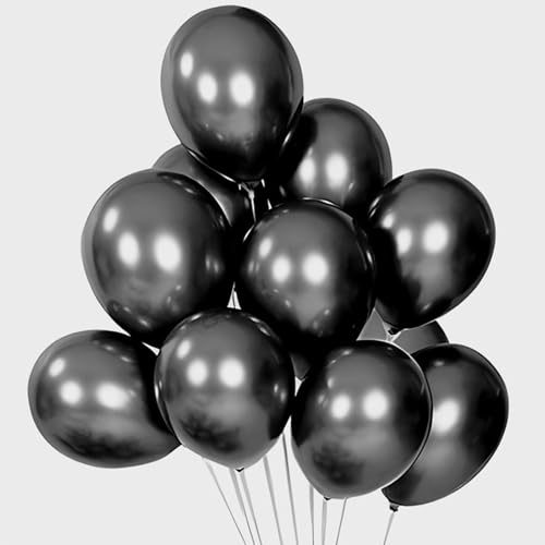 Tourima 20 Stück 10 Zoll Metall Schwarze Luftballons Set, Luftballons Schwarz Gold für Luftballons Geburtstag Hochzeit Verlobung Babyparty Dekoration Jugendweihe Deko, Schwarze Ballons Geburtstag Tourima 20 Stück 10 Zoll Metall Schwarze Luftballons Set, Luftballons Schwarz Gold für Luftballons Geburtstag Hochzeit Verlobung Babyparty Dekoration Jugendweihe Deko, Schwarze Ballons Geburtstag von Tourima