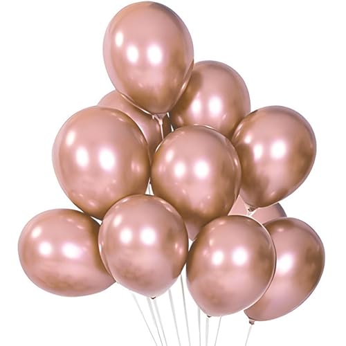 Tourima 20 Stück 10 Zoll Metallic Luftballons Rosegold Set, Ballons Rosegold für Geburtstag Luftballons Hochzeit Verlobung Babyparty Dekoration Jugendweihe Deko, Helium Balloon Gas, Geburtstagsballon Tourima 20 Stück 10 Zoll Metallic Luftballons Rosegold Set, Ballons Rosegold für Geburtstag Luftballons Hochzeit Verlobung Babyparty Dekoration Jugendweihe Deko, Helium Balloon Gas, Geburtstagsballon von Tourima