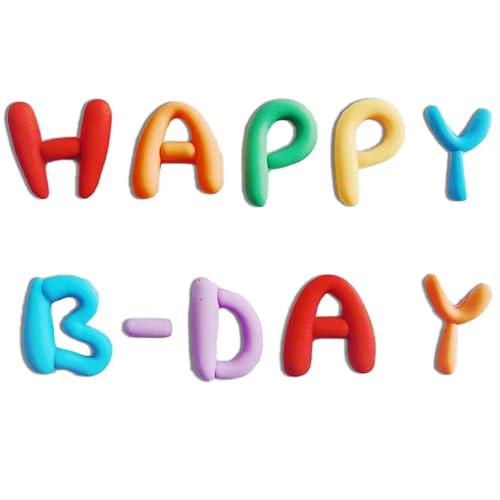 Tourima 3 cm Hoch Happy Birthday Tortendeko Weichkleber, Cake Topper Geburtstagsdeko für Mädchen Jungen Frauen Mann, Styropor Torte Happy Birthday Kuchen Deko, Cake Topper Geburtstag, Kuchendeko Tourima 3 cm Hoch Happy Birthday Tortendeko Weichkleber, Cake Topper Geburtstagsdeko für Mädchen Jungen Frauen Mann, Styropor Torte Happy Birthday Kuchen Deko, Cake Topper Geburtstag, Kuchendeko von Tourima