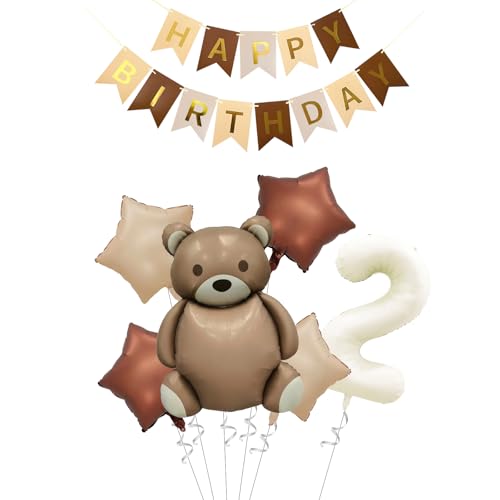 Tourima Geburtstagsdeko 2 Jahr Mädchen mit Happy Birthday Girlande, Folienballon 2 Geburtstag Mädchen, Ballon Deko 2.Geburtstag Mädchen, Luftballons mit Happy Birthday Banner 2 Jahr Tourima Geburtstagsdeko 2 Jahr Mädchen mit Happy Birthday Girlande, Folienballon 2 Geburtstag Mädchen, Ballon Deko 2.Geburtstag Mädchen, Luftballons mit Happy Birthday Banner 2 Jahr von Tourima