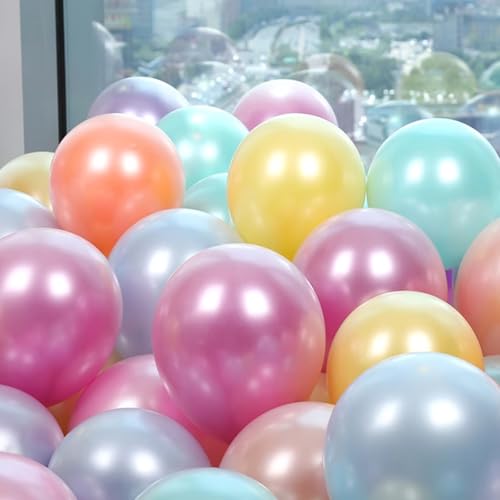 Tourima Luftballons Geburtstag 50 Stück Doppellagige, fluoreszierende Geburtstagsballons Mix Premium Ballons aus 100% reinem Naturlatex Heliumballons bunt Tourima Luftballons Geburtstag 50 Stück Doppellagige, fluoreszierende Geburtstagsballons Mix Premium Ballons aus 100% reinem Naturlatex Heliumballons bunt von Tourima