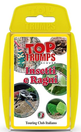 Top Trumps Kartenspiele Touring Italienischer Club, Insekten und Spinnen Italien, Spielkarten mit Quiz, Spiel für 2 oder mehr Spieler, ab 6 Jahren, perfekt für Entomologie-Fans von Touring Club Italiano