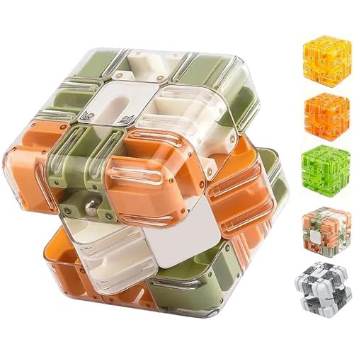 Großes Labyrinth 3D-Puzzle Labyrinth Würfel,Spannendes Denkspiel,Stressabbau,Kultivieren Sie logisches Denken,Pädagogisches Fokusspiel-Geschenk für Erwachsene und Jugendliche (d1) von Tovast