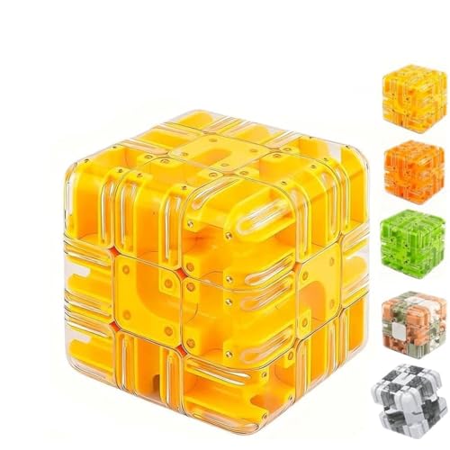 Großes Labyrinth 3D-Puzzle Labyrinth Würfel,Spannendes Denkspiel,Stressabbau,Kultivieren Sie logisches Denken,Pädagogisches Fokusspiel-Geschenk für Erwachsene und Jugendliche (d2) von Tovast