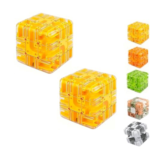 Großes Labyrinth 3D-Puzzle Labyrinth Würfel,Spannendes Denkspiel,Stressabbau,Kultivieren Sie logisches Denken,Pädagogisches Fokusspiel-Geschenk für Erwachsene und Jugendliche (d7) von Tovast