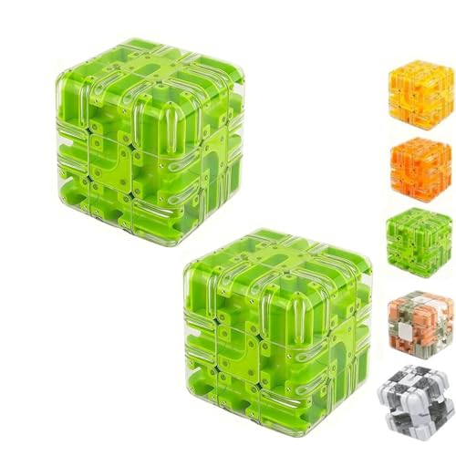 Großes Labyrinth 3D-Puzzle Labyrinth Würfel,Spannendes Denkspiel,Stressabbau,Kultivieren Sie logisches Denken,Pädagogisches Fokusspiel-Geschenk für Erwachsene und Jugendliche (d9) von Tovast