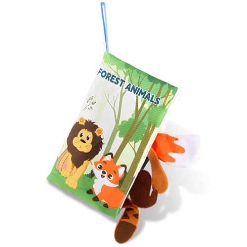 Babybuch Baby Spielzeug 0 3 6 Monate, knisterbuch Stoffbücher Kinderwagen Spielzeug,Baby Bücher Quiet Book Geschenk für Jungen Mädchen,Stoffbuch Spielzeug zum Aufhängen für Kinderwagen und Babyschale Babybuch Baby Spielzeug 0 3 6 Monate, knisterbuch Stoffbücher Kinderwagen Spielzeug,Baby Bücher Quiet Book Geschenk für Jungen Mädchen,Stoffbuch Spielzeug zum Aufhängen für Kinderwagen und Babyschale von Tovbmup