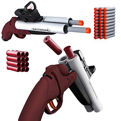 Double Barrel Spielzeug-Schaum-Blaster Shell Ejecting Double Shoot Spielzeugpistole Schrotflinte für Kinder ab 8 Jahren Double Barrel Spielzeug-Schaum-Blaster Shell Ejecting Double Shoot Spielzeugpistole Schrotflinte für Kinder ab 8 Jahren von Tovol Zerky