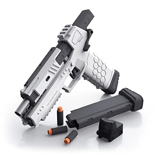 Tovol Zerky Schaumstoff Blaster Pistole Spielzeugpistole mit Patronen Magazin Weichschaum Blaster mit Zielfernrohr Darts für Kinder Jugend Teenager Tovol Zerky Schaumstoff Blaster Pistole Spielzeugpistole mit Patronen Magazin Weichschaum Blaster mit Zielfernrohr Darts für Kinder Jugend Teenager von Tovol Zerky