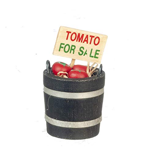 Puppenhaus Eimer Von Tomaten Für Sonderangebot Miniatur Gemüsehändler Laden Zubehör von Town Square Miniatures