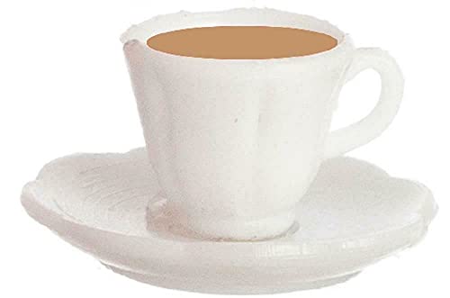 Puppenhaus Tasse Von Tee Miniatur Weiß Teetasse Speisezimmer Cafe Zubehör 1:12 Maßstab von Town Square Miniatures