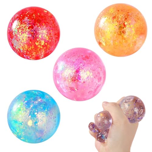 4 Stück Anti Stress Spielzeug Set, Zufällige Farben, 1,6 Zoll Anti Stress Ball, für Kinder & Erwachsene - Anti Stress Ball,Sensorikspielzeug für Kinder, Unterstützt Stressabbau & Autismustherapie 4 Stück Anti Stress Spielzeug Set, Zufällige Farben, 1,6 Zoll Anti Stress Ball, für Kinder & Erwachsene - Anti Stress Ball,Sensorikspielzeug für Kinder, Unterstützt Stressabbau & Autismustherapie von TownTop