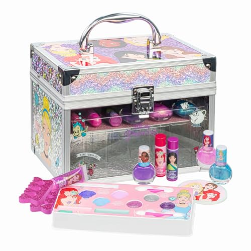 Disney Princess Kinderschminke Set | Mädchen Make-up Set mit Lipgloss, Nagellack und mehr | Geburtstagsgeschenk für Kinder ab 3 Jahren von Townley Girl Disney Princess Kinderschminke Set | Mädchen Make-up Set mit Lipgloss, Nagellack und mehr | Geburtstagsgeschenk für Kinder ab 3 Jahren von Townley Girl von Townley Girl