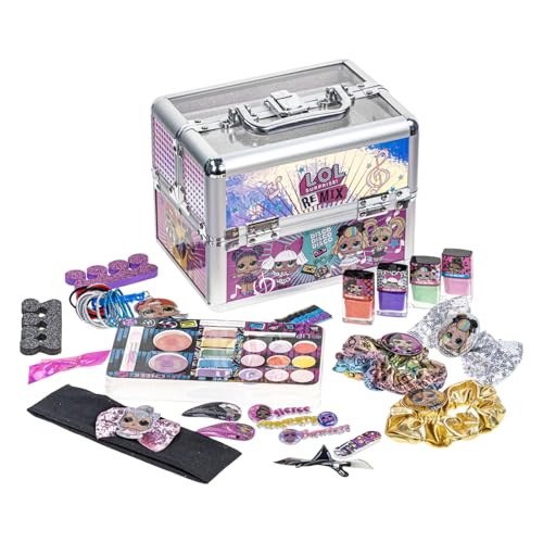 L.O.L Surprise! Kinderschminke Set | Mädchen Make-up Set mit Lipgloss, Nagellack und mehr | Geburtstagsgeschenk für Kinder ab 5 Jahren von Townley Girl von Townley Girl