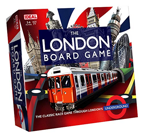 IDEAL, The London Board Game: The Classic Race Game Through London's Underground!, Classic Board Games, for 2-6 Players, Ages 7+ von John Adams