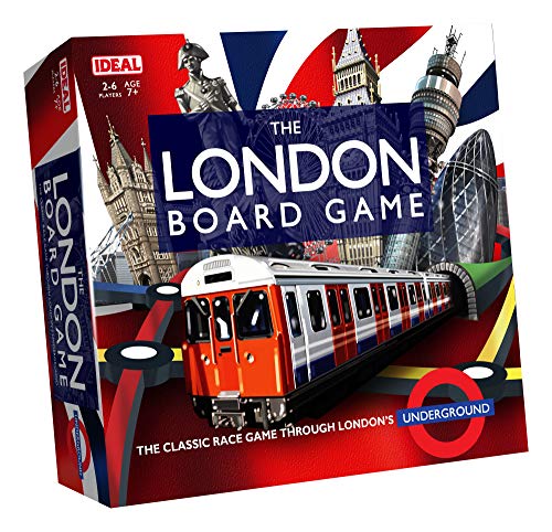 IDEAL, The London Board Game: The Classic Race Game Through London's Underground!, Classic Board Games, for 2-6 Players, Ages 7+ von IDEAL