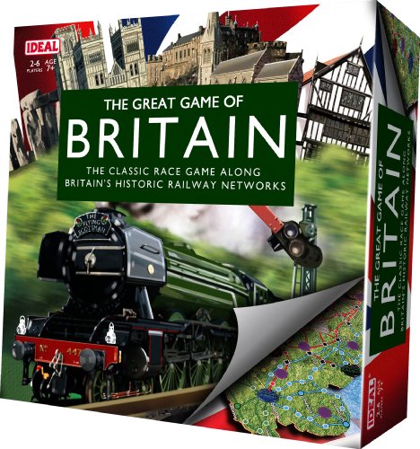 IDEAL, The Great Game of Britain: The Classic Race Game Along Britain's Historic Railway Networks, Classic Board Games, for 2-6 Players, Ages 7+ von John Adams