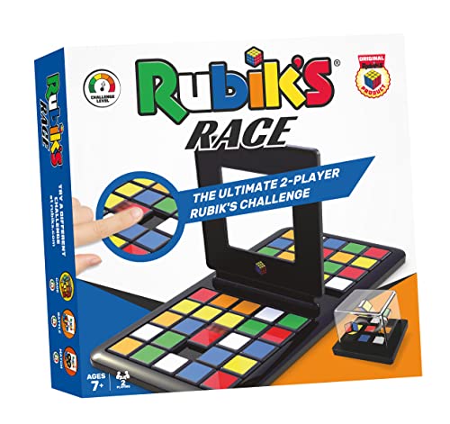 Ideal , Rubik's Race Game: The Ultimate 2 Player Rubik's Challenge!, Two Player Family Games, for 2 Players, Ages 7+ von IDEAL