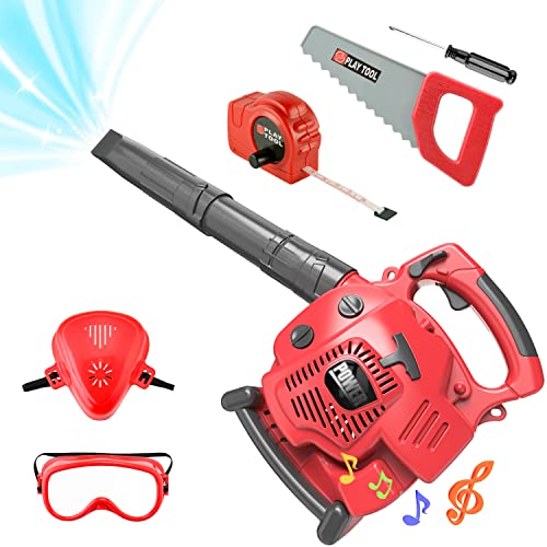 Toy Choi's Spielzeug Laubbläser, Werkzeug Set für Kinder mit funktionen, Draußen Bauwerkstatt Garten Spielzeug Geschenk für Kleinkind Jungen und Mädchen Toy Choi's Spielzeug Laubbläser, Werkzeug Set für Kinder mit funktionen, Draußen Bauwerkstatt Garten Spielzeug Geschenk für Kleinkind Jungen und Mädchen von Toy Choi's