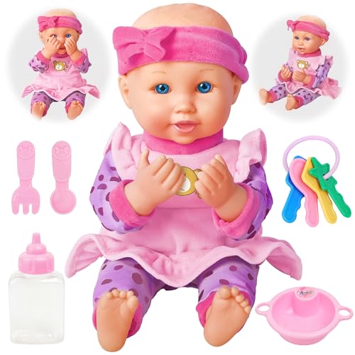 Toy Choi's Versteckspiel-Puppen, interaktive Peek-a-Boo-Babypuppe, Sätze und Bewegungen, lichtgesteuertes intelligentes Babypuppenspielzeug, geeignet für Jungen und Mädchen ab 2 Jahren Toy Choi's Versteckspiel-Puppen, interaktive Peek-a-Boo-Babypuppe, Sätze und Bewegungen, lichtgesteuertes intelligentes Babypuppenspielzeug, geeignet für Jungen und Mädchen ab 2 Jahren von Toy Choi's