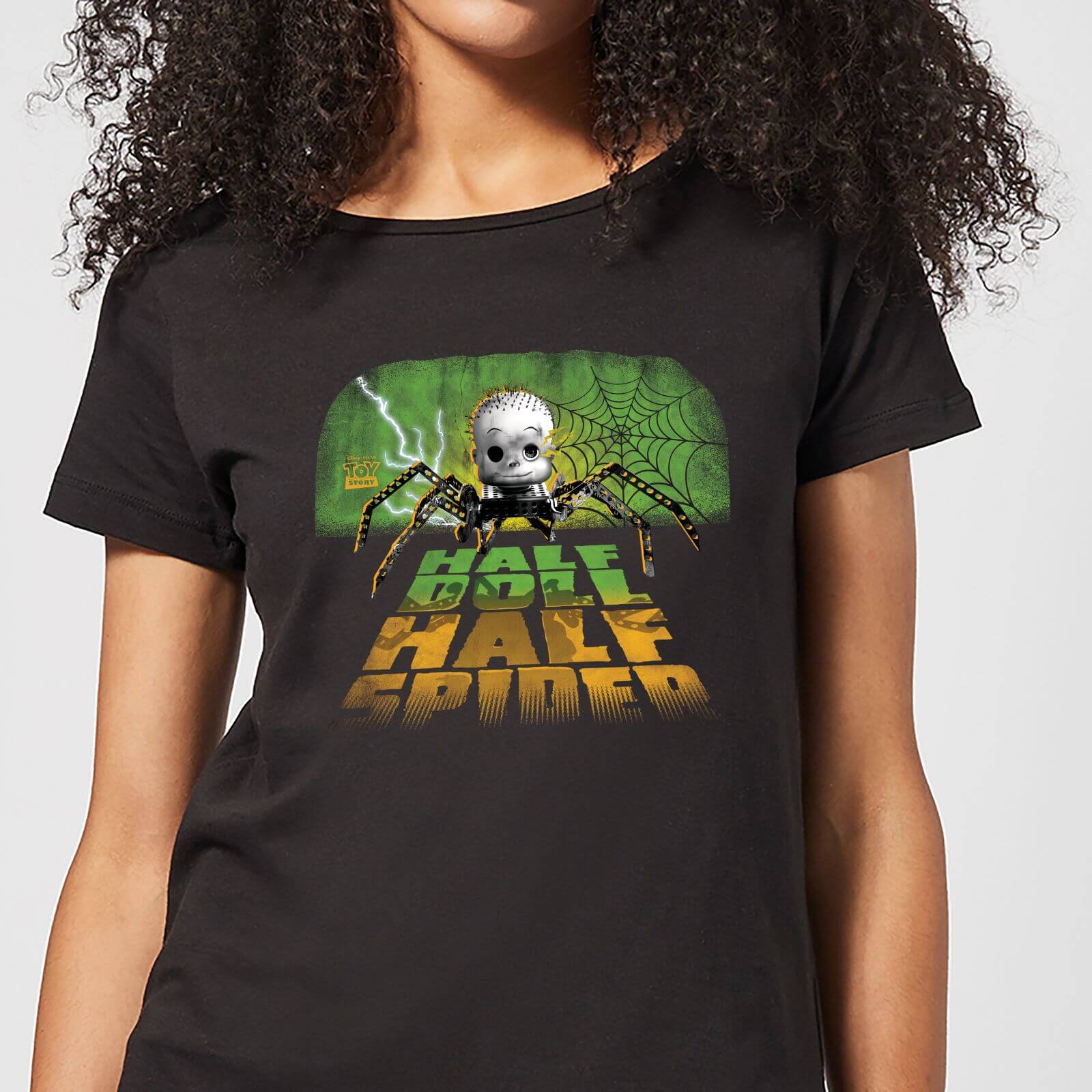 Toy Story Half Doll Half Spider Damen T-Shirt - Schwarz - L von Original Hero