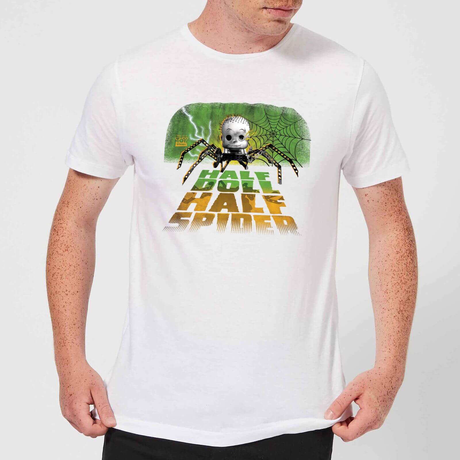 Toy Story Half Doll Half-Spider Herren T-Shirt - Weiß - L von Pixar