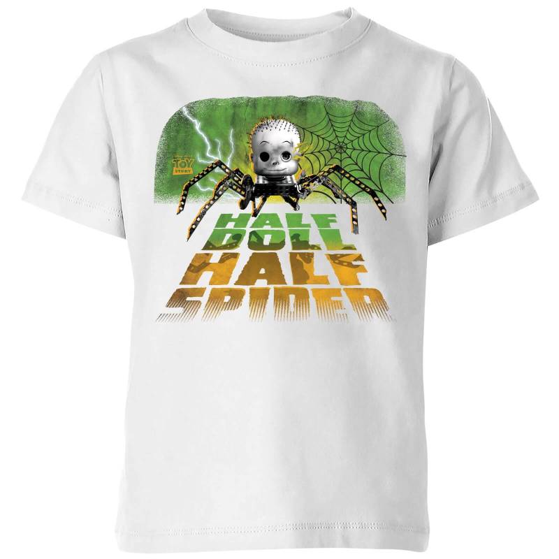 Toy Story Half Doll Half-Spider Kinder T-Shirt - Weiß - 11-12 Jahre von Pixar