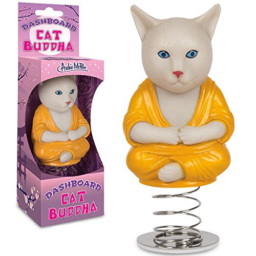Archie McPhee Dashboard Cat Buddha by Archie McPhee - Accoutrements von Toy Zany