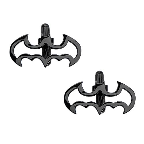 DC Comics The Batman Logo Stainless Steel Cuff Links von Toy Zany