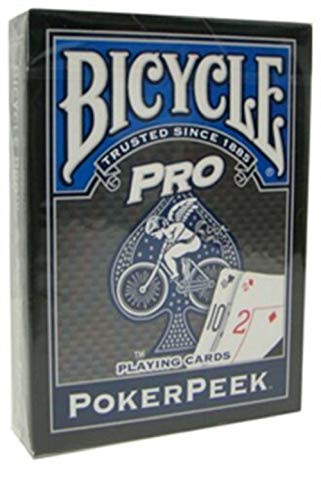 Bicycle Pro Poker Peek - Blau (US Playing Card Company) von ToyCentre