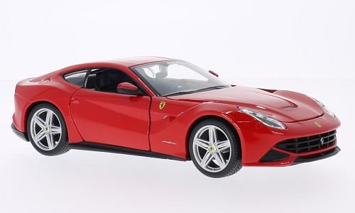 Ferrari F12 Berlinetta, rot, Modellauto, Fertigmodell, Bburago 1:24 von Ferrari