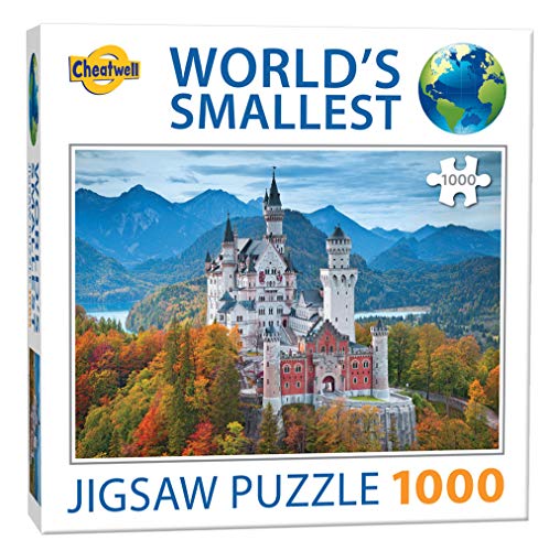 Cheatwell Games 13930 World's Smallest 1000 Piece Jigsaw Puzzle Neuschwanstein Castle, Various von Cheatwell Games