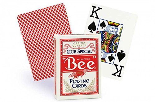 US Playing Card Company - Pokerkarten - BEE Jumbo Index Rot von ToyCentre