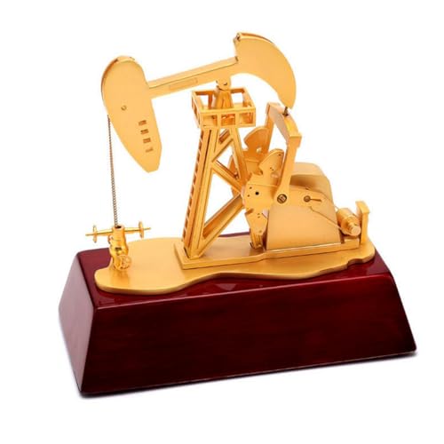 ToyGhillied Elektrischer Metall-Ölbrunnen Pumpe Jack Modell, 3D-Ölpumpe Einheit Modell Simulation arbeiten mechanische Jack Maschine Ausrüstung Modell, Wissenschaft Eductional Geschenk für Jugendliche ToyGhillied Elektrischer Metall-Ölbrunnen Pumpe Jack Modell, 3D-Ölpumpe Einheit Modell Simulation arbeiten mechanische Jack Maschine Ausrüstung Modell, Wissenschaft Eductional Geschenk für Jugendliche von ToyGhillied